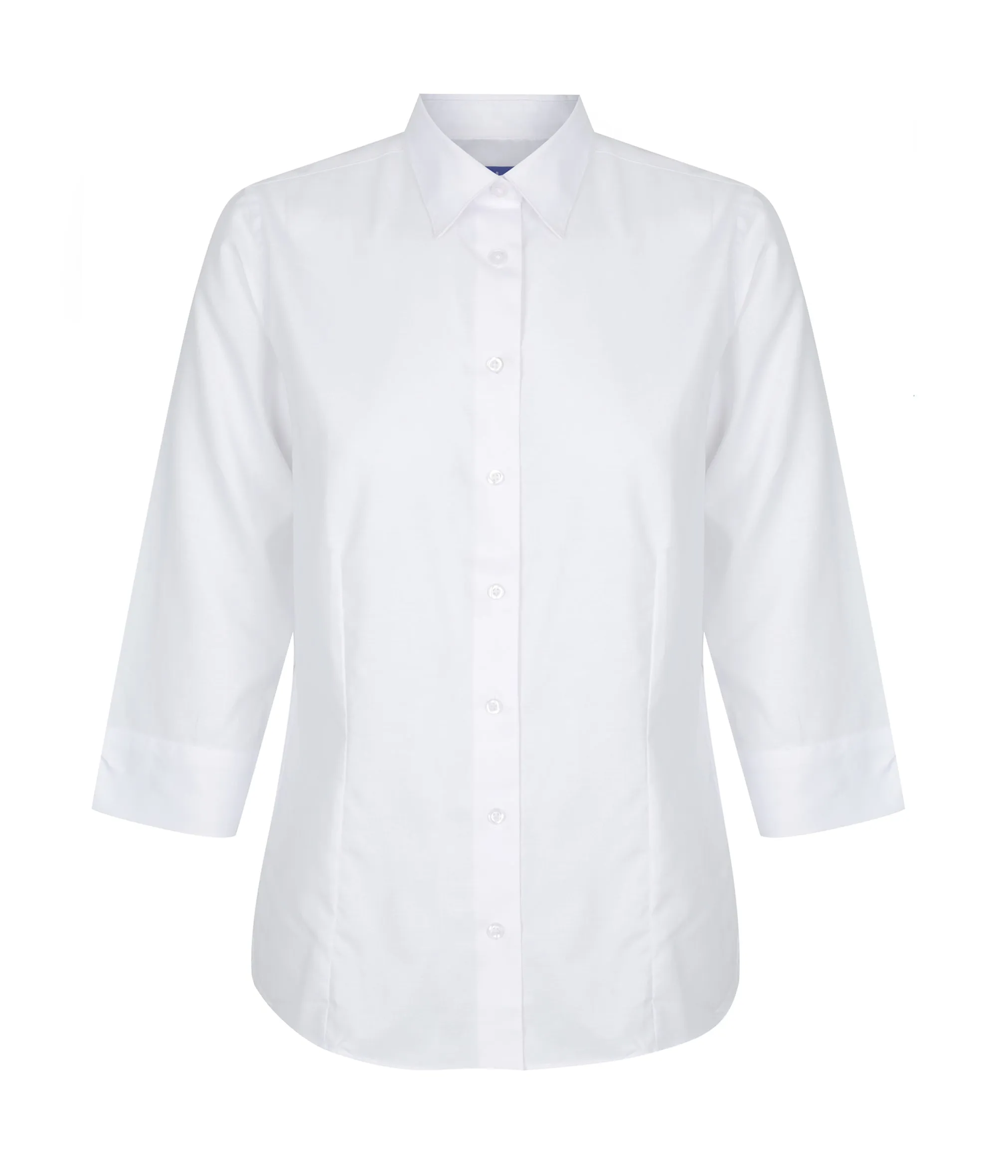 1251WL Square Textured 3/4 Sleeve Shirt