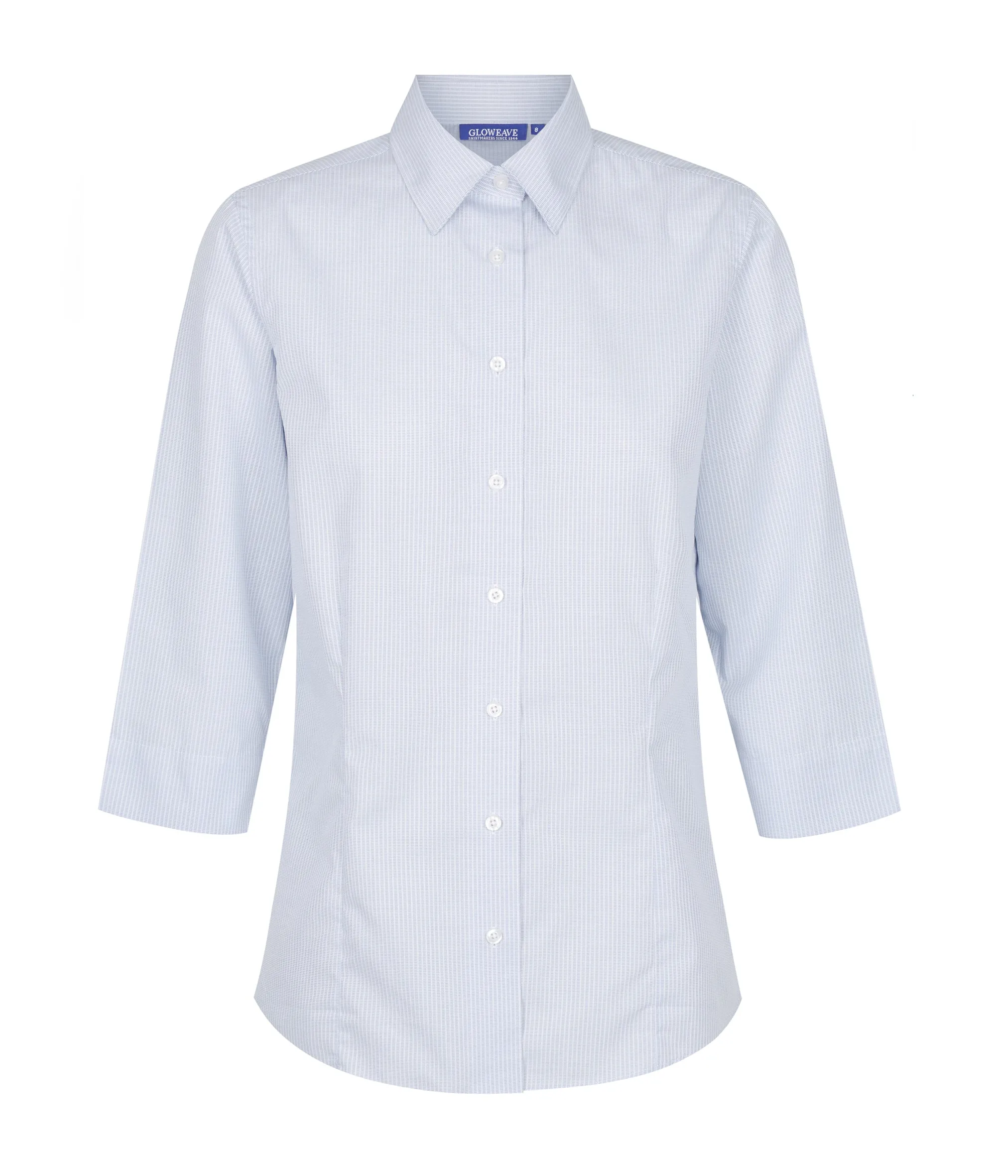 1251WL Square Textured 3/4 Sleeve Shirt