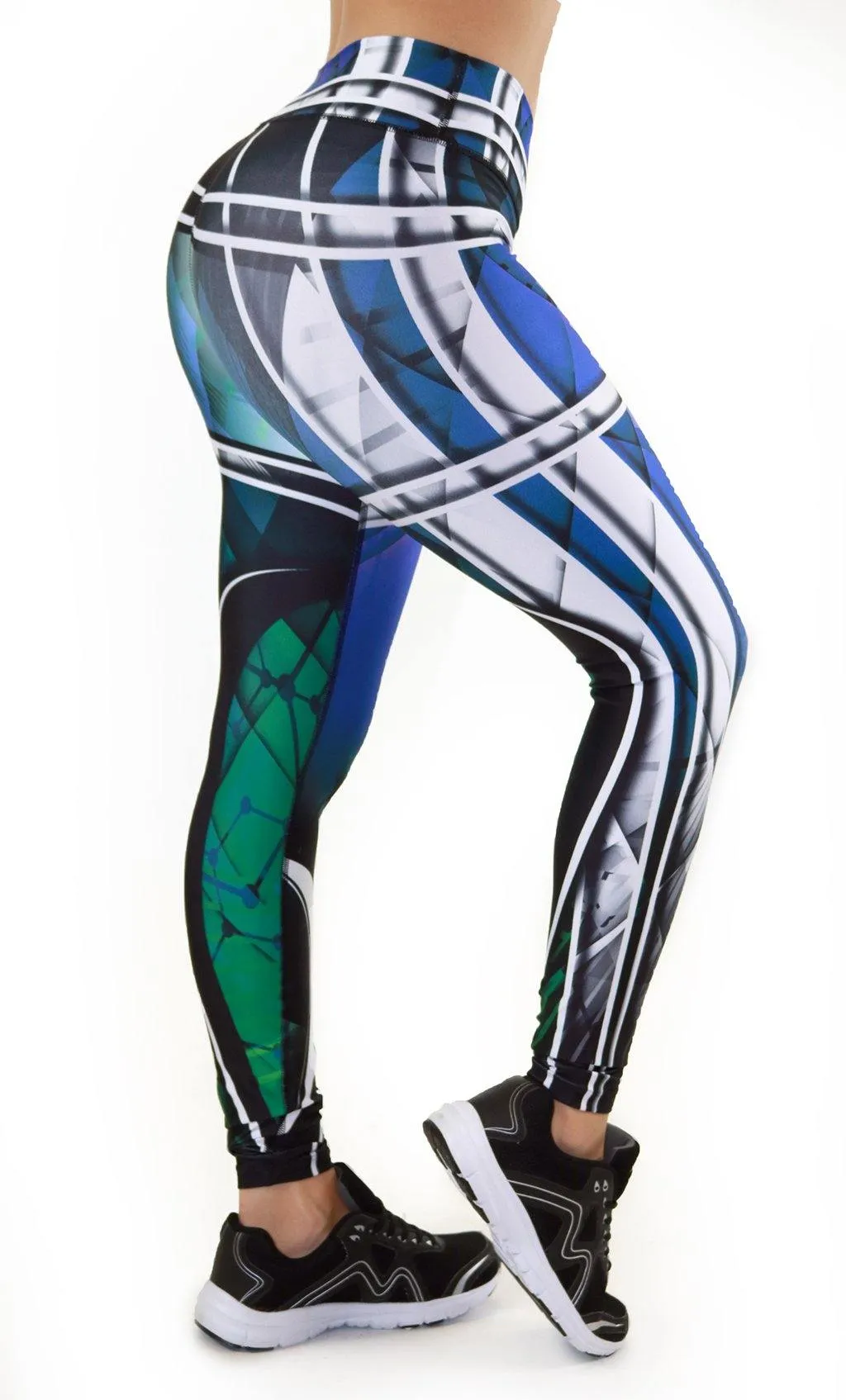 7104 Maripily Women Activewear Print Legging