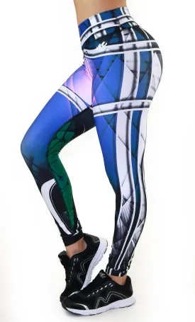 7104 Maripily Women Activewear Print Legging