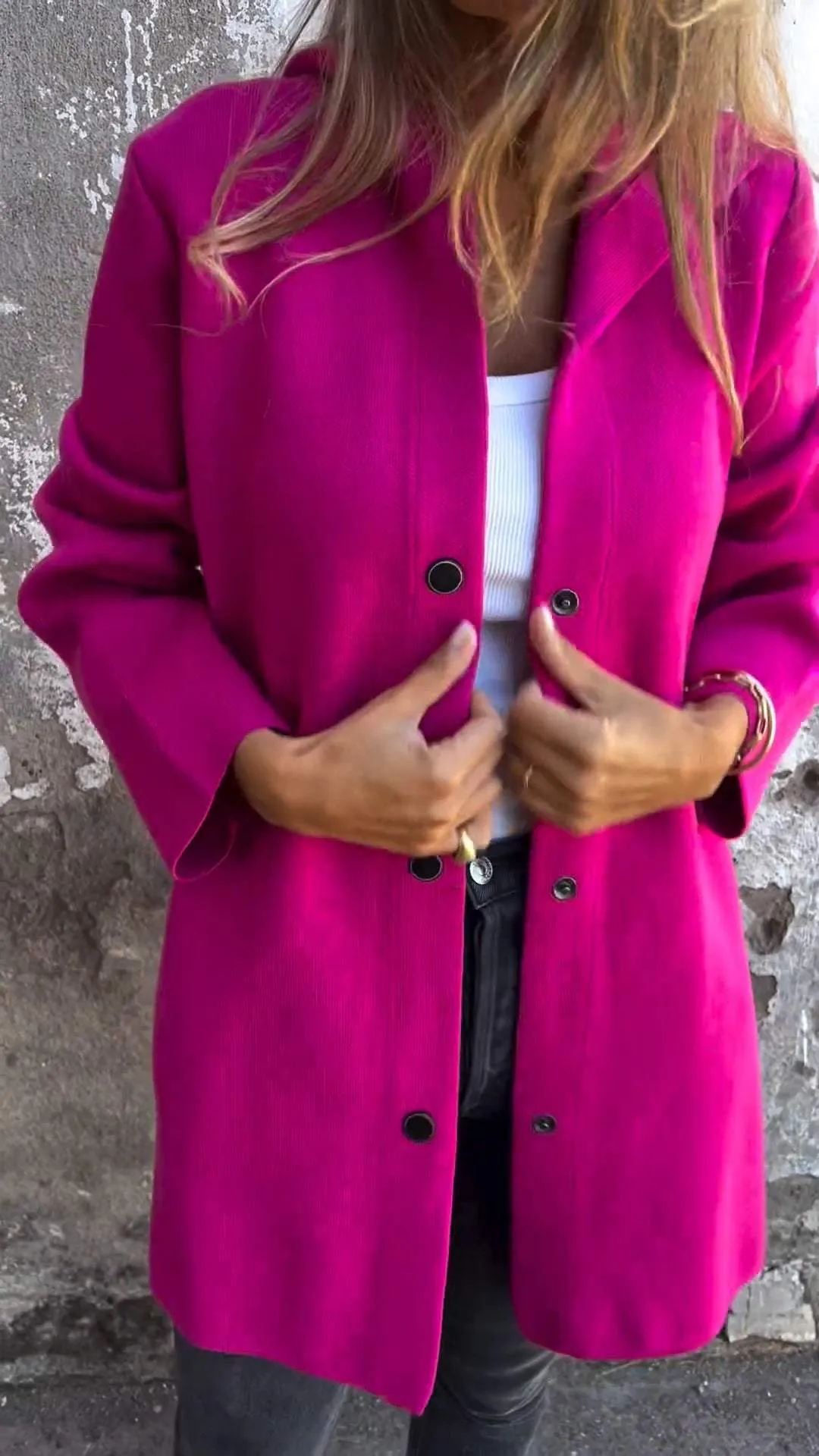 ADRIANA - CARDIGAN WITH BUTTONS & HOOD