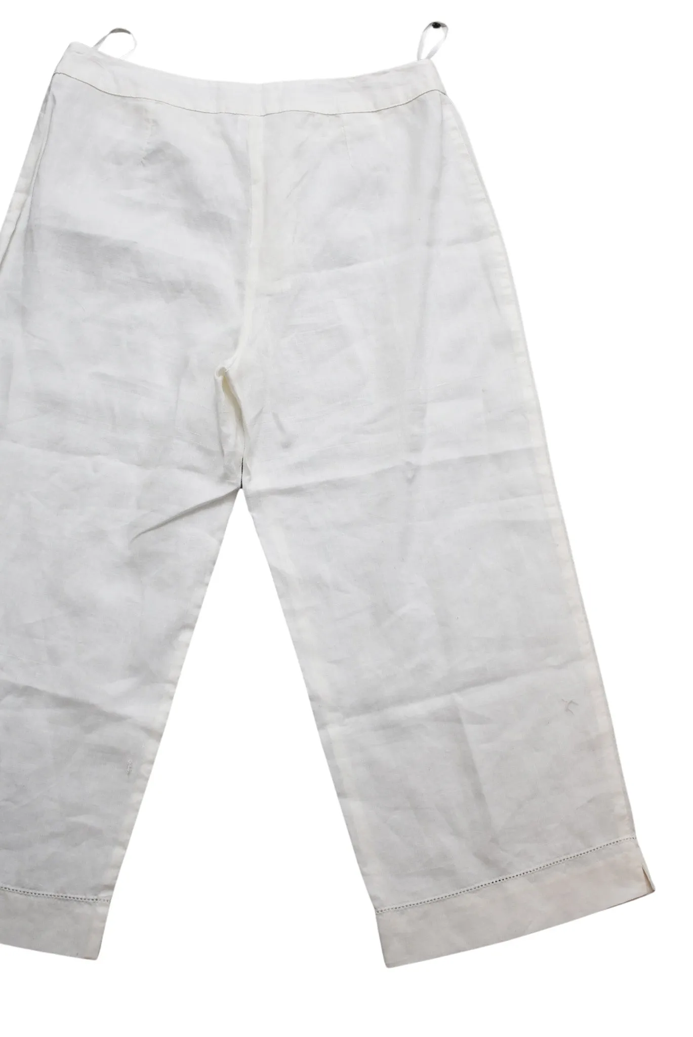 Ashbury white linen pants, 10