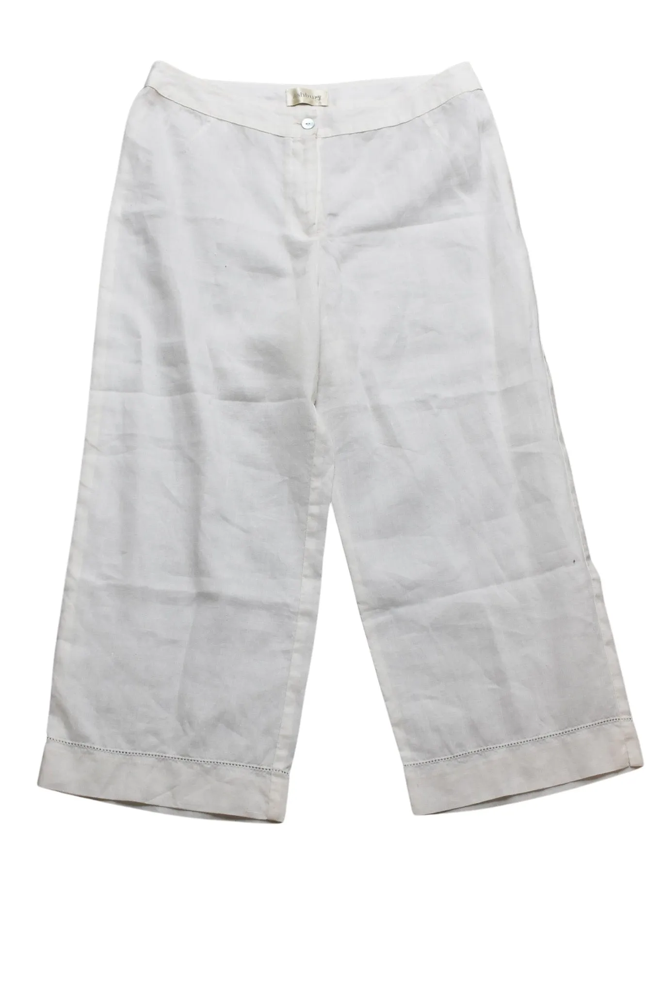 Ashbury white linen pants, 10