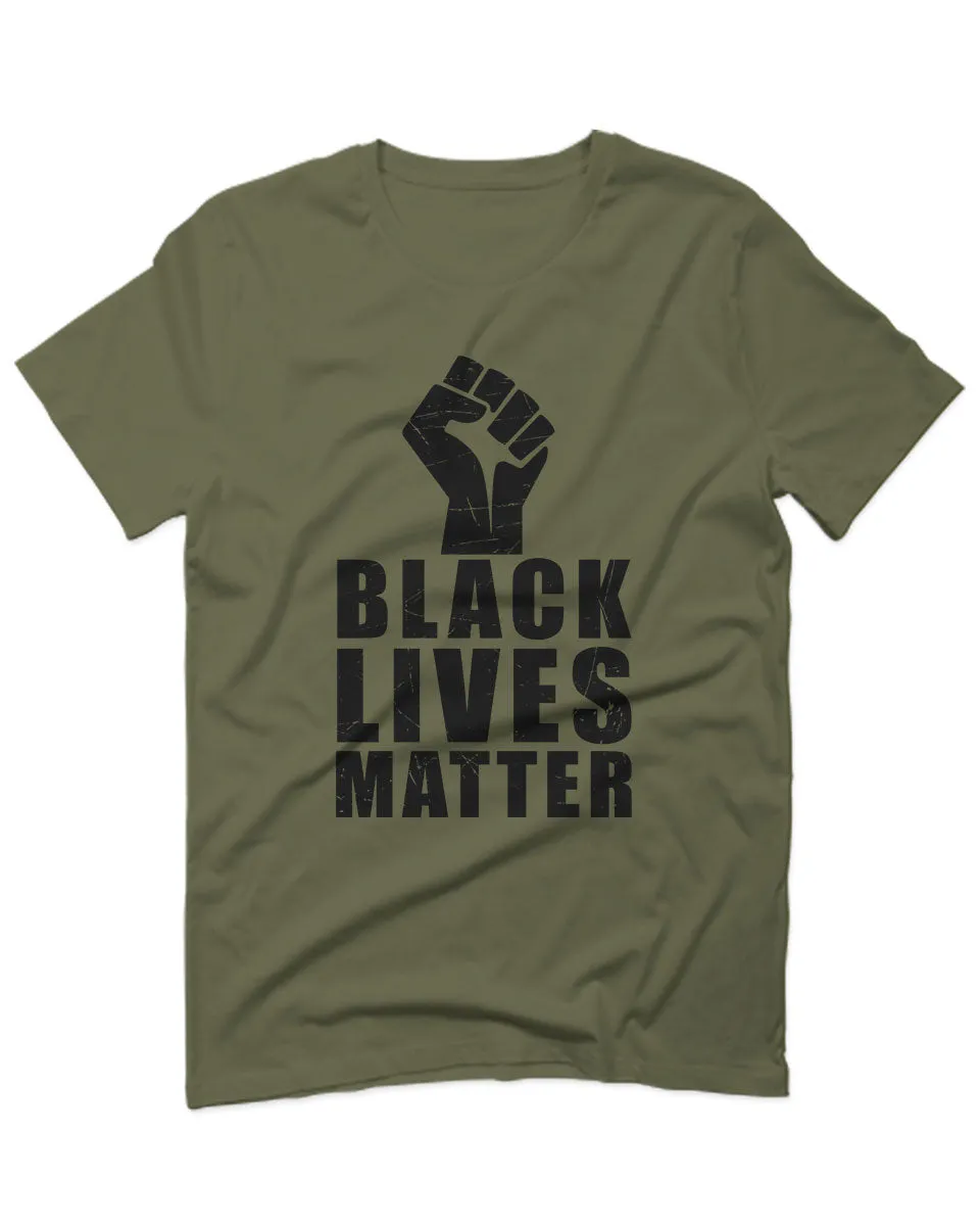Black Lives Matter Liberal Progressive Protest Nevertheless Resist For men T Shirt
