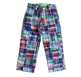 Boys’ Madras Plaid Pants