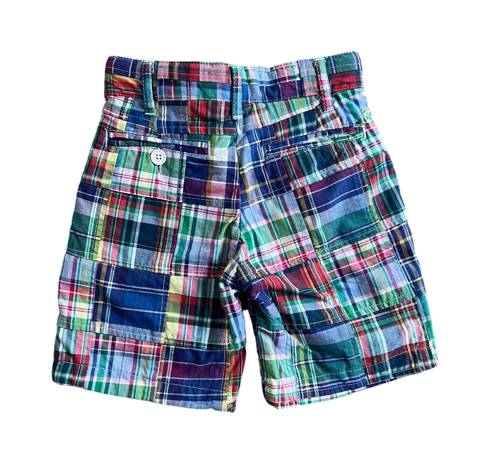 Boys’ Madras Plaid Shorts