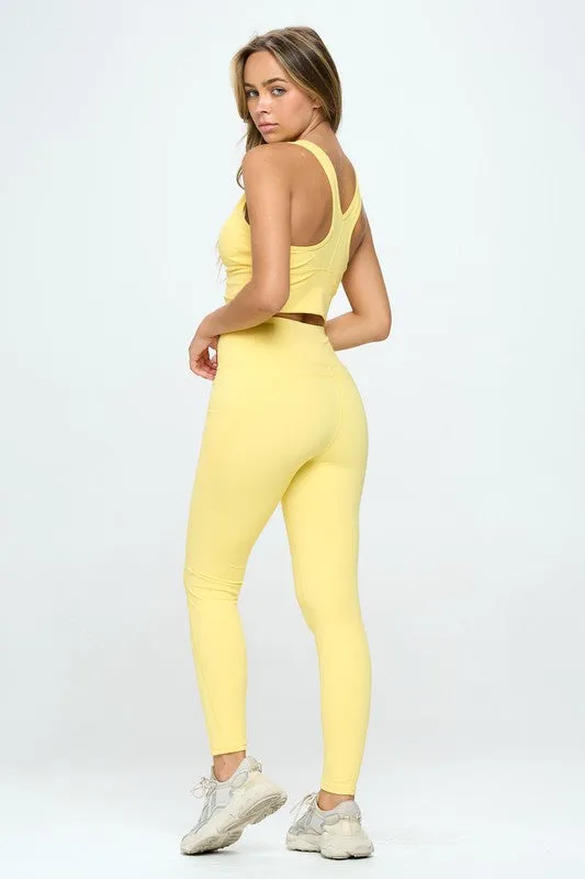 Deep V Drawstring Sports Bra *Online Only*
