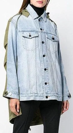 Denim Parka Jacket