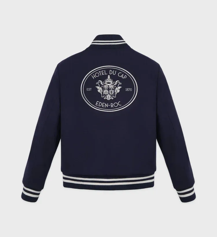 Eden Crest Wool Varsity Jacket - Navy