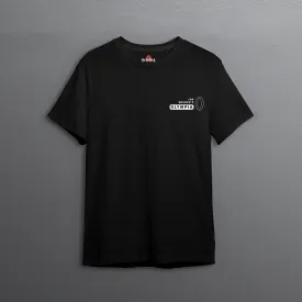 Olympia 1965 Vertical Basic Activewear Oversized T-shirt - Black