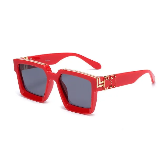 "Tampa Vibes" Retro Square Sunglasses
