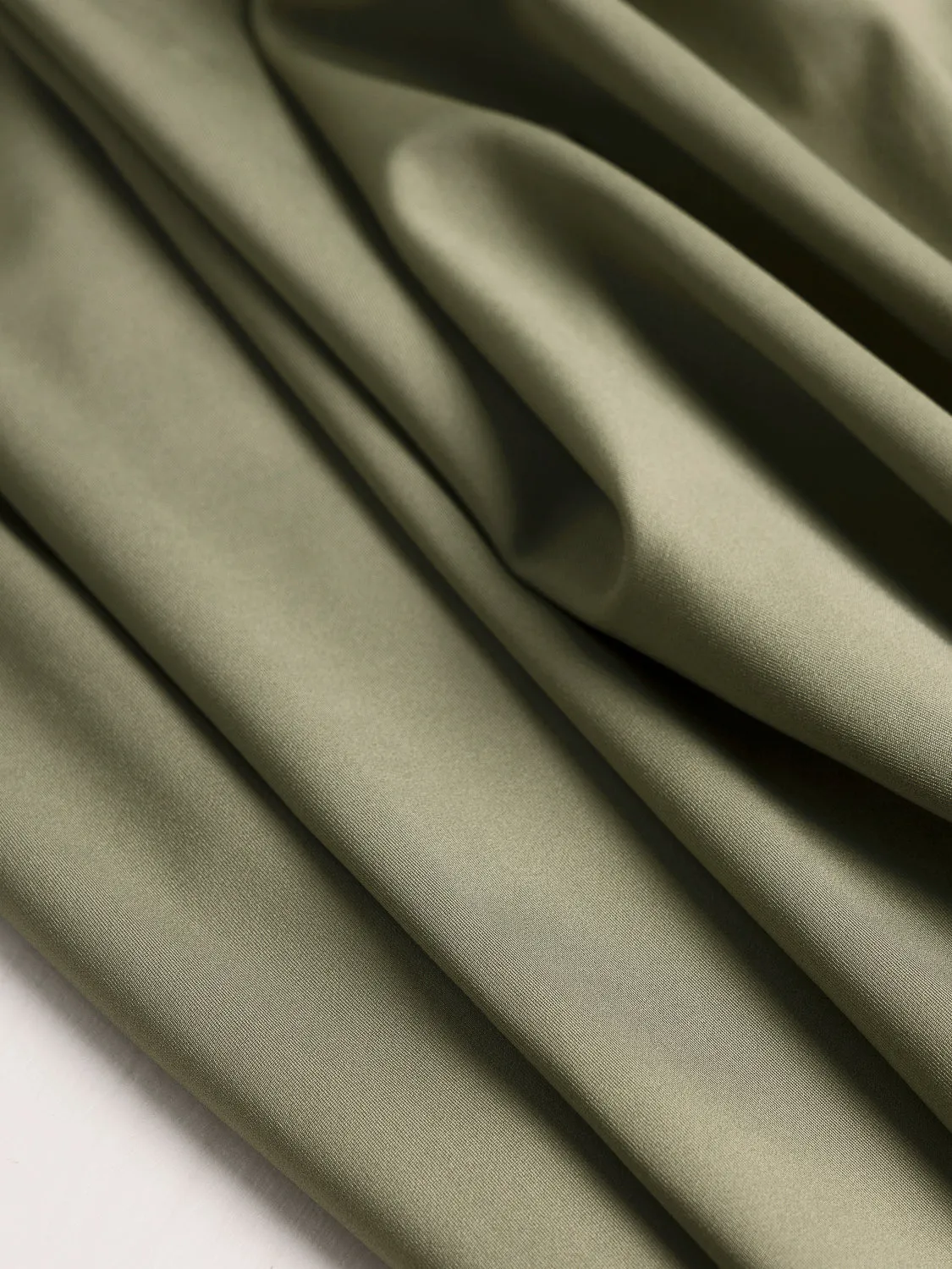 Stretch Performance Knit Wicking Recycled Polyester - Olive