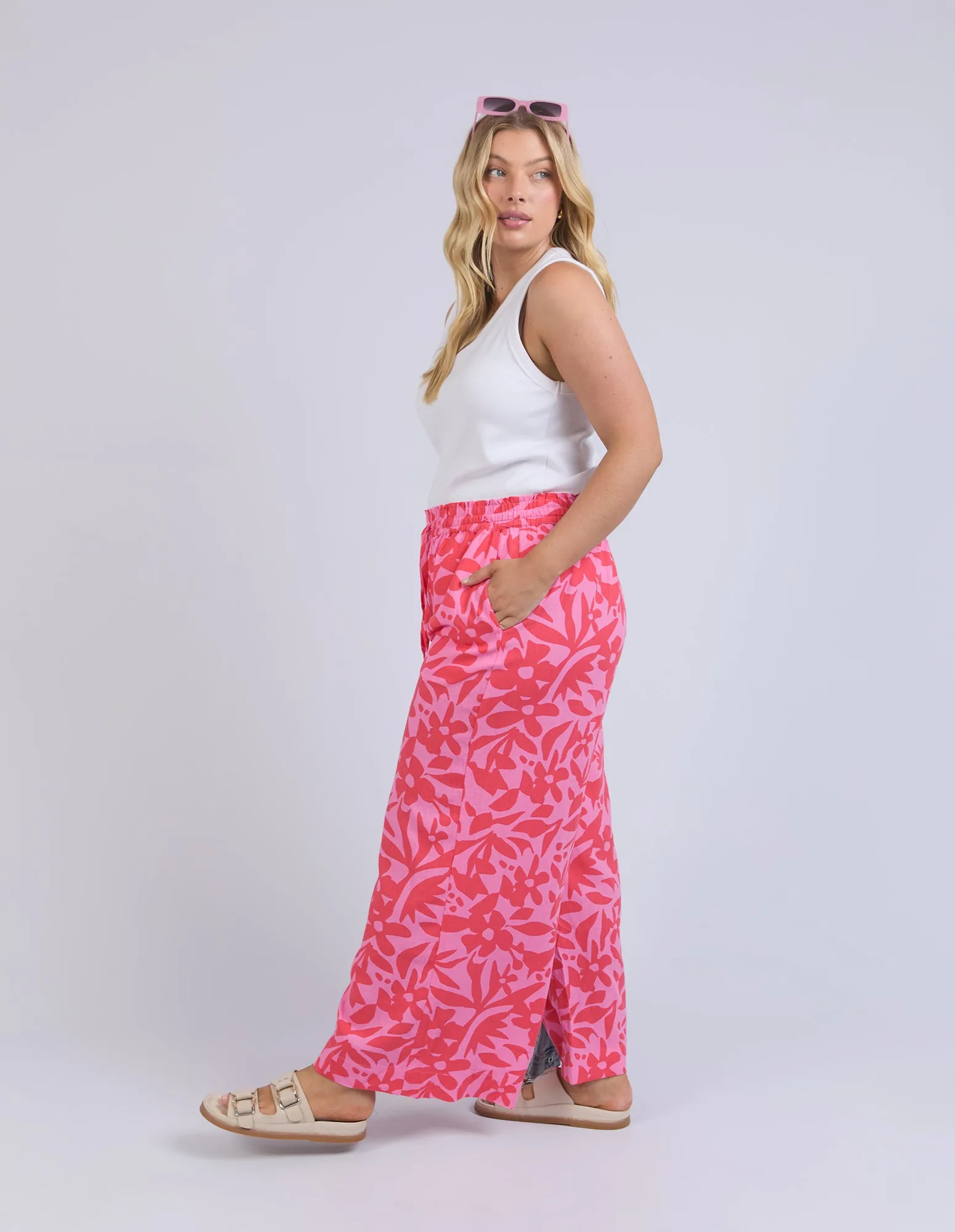 Sunset Hour Pant -  Strawberry