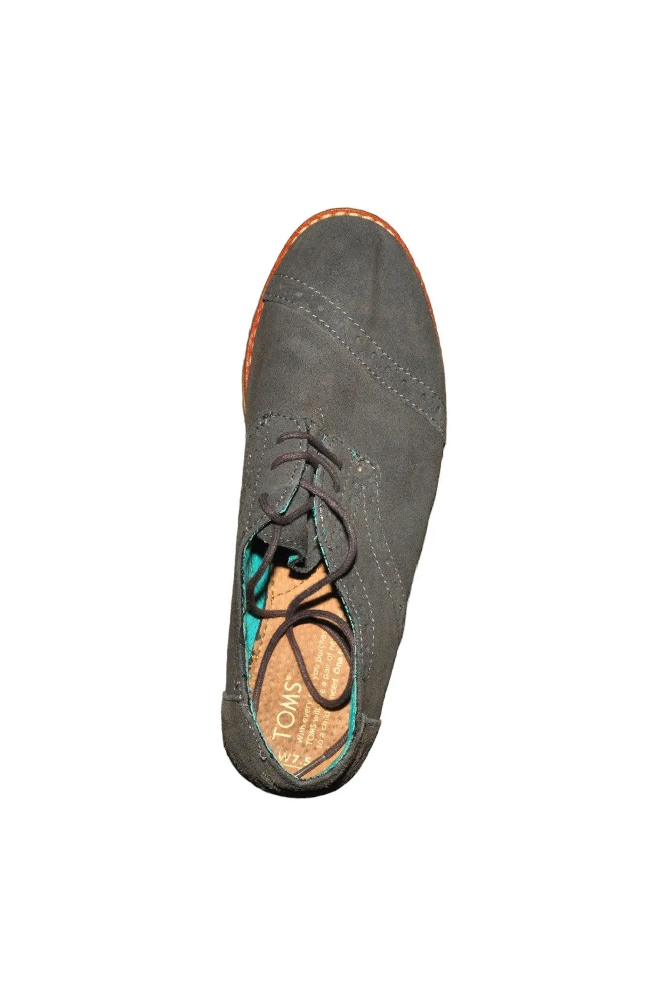 TOMS Women Flat Shoes Regular fit in Gray - 7.5